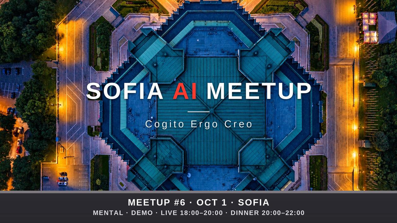 Sofia AI Meetup #6 on October 1